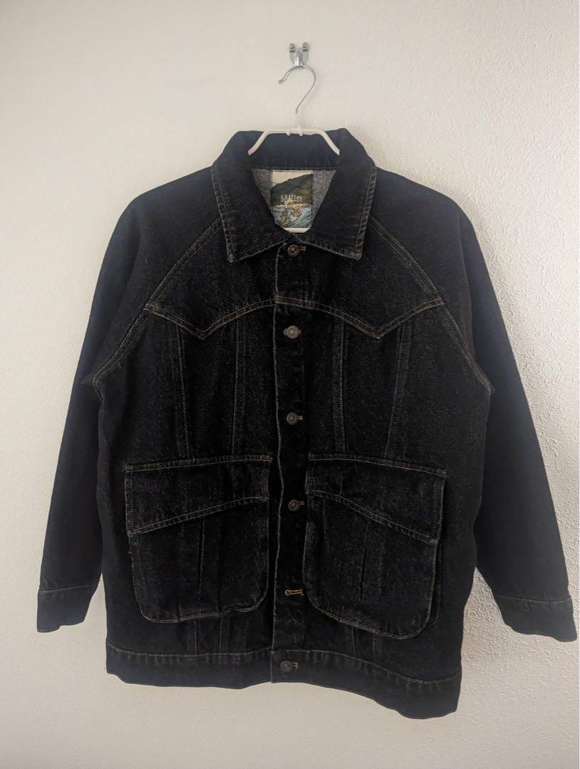 ballsy brothers military denim jacket