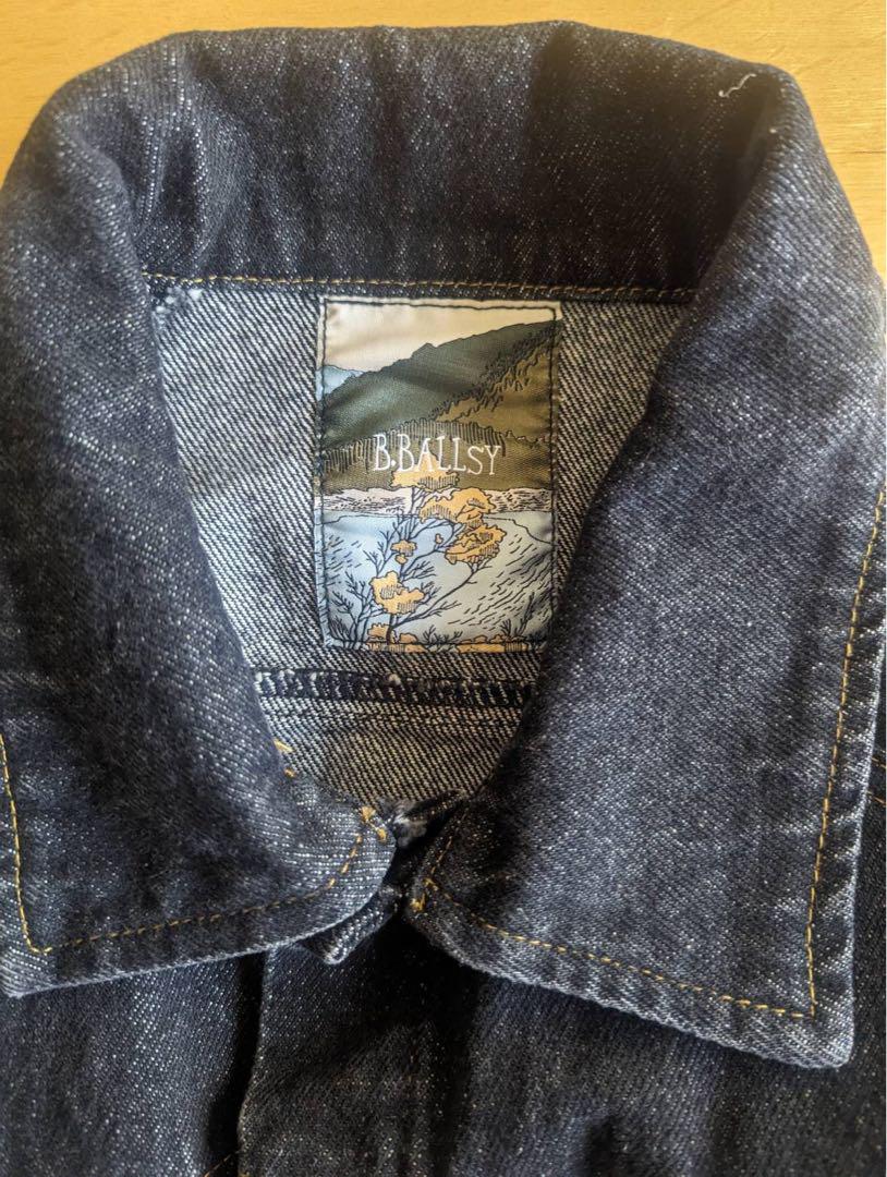 ballsy brothers military denim jacket