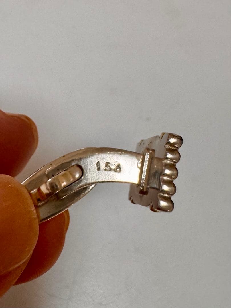 GEORG JENSEN シルバー ストライプ カフリンクス & タイピン