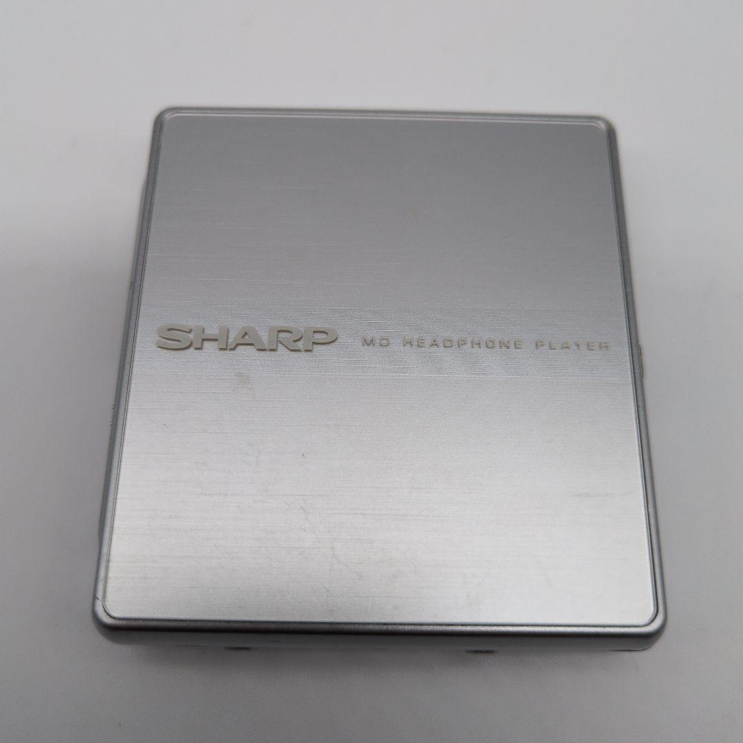 再生確認済】 SHARP ポータブルMDプレーヤー MD-ST600-S