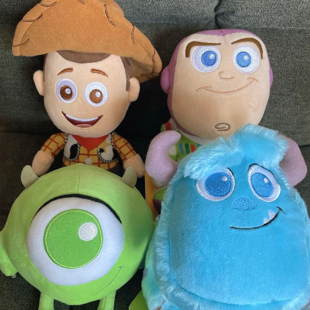 非売品 ウッディ バズ マイク サリー ぬいぐるみセット