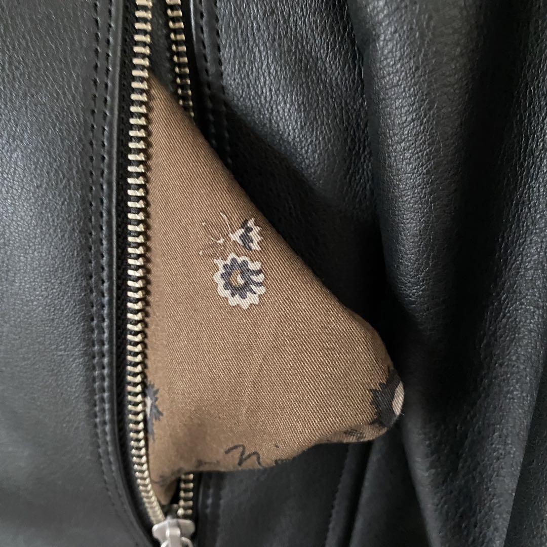 41th nonnative セミダブルライダース レザージャケット 黒