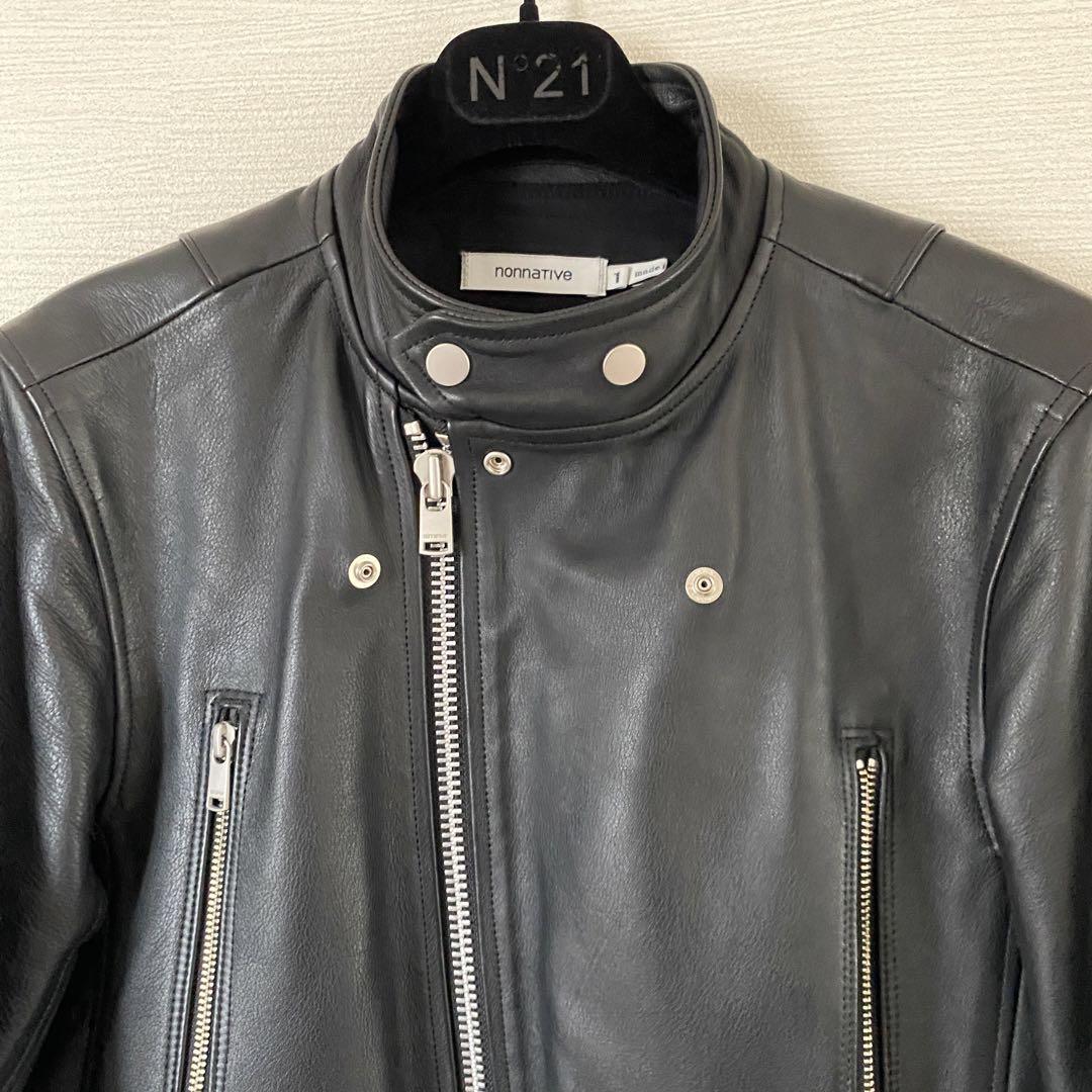 41th nonnative セミダブルライダース レザージャケット 黒