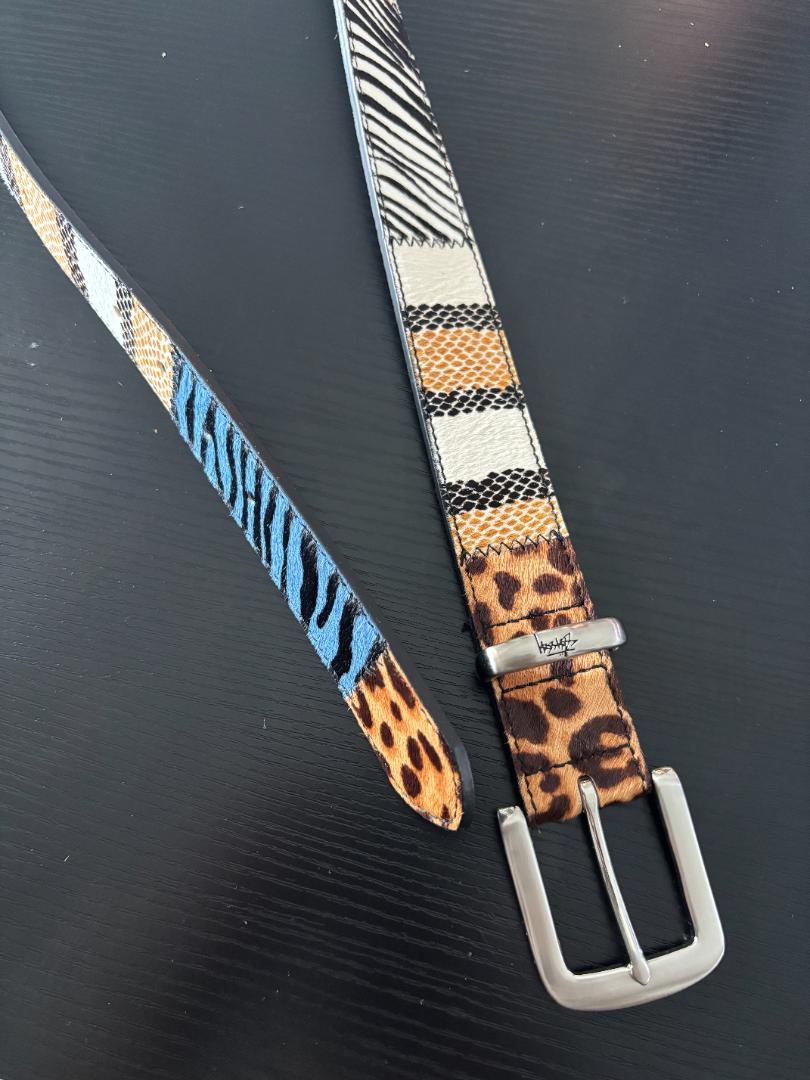 Stussy MIXED ANIMAL PRINT BELT