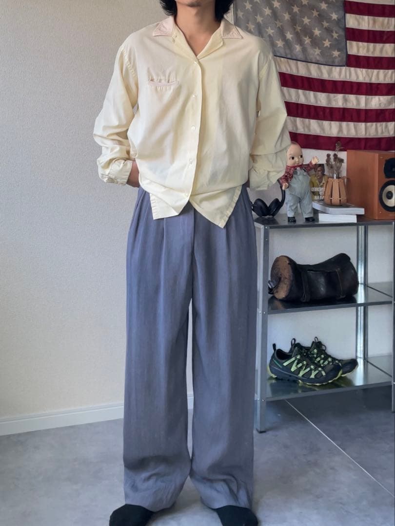 1950s レーヨンギャバスラックス ギャバジン 1950s レーヨンギャバスラックス ギャバジン