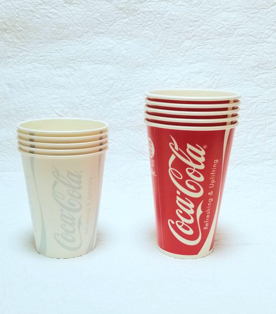 コカ・コーラ 紅白紙コップ 10個