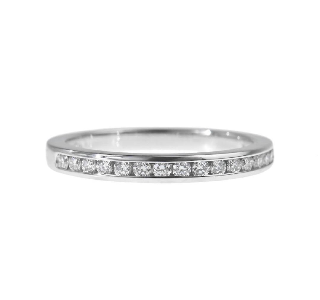 (新品未使用品)ティファニー ダイヤモンド付き結婚指輪