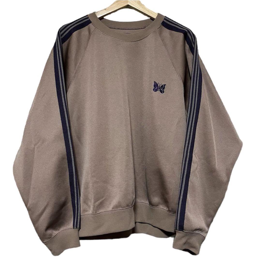 NEEDLES スウェット track crew neck shirt サイズM
