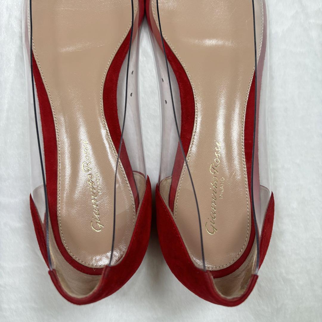 ジャンヴィトロッシ GianvitoRossi  ポインテッドトゥ パンプス