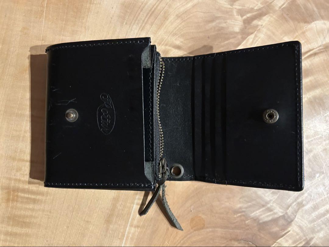 ROTAR二つ折り財布 ショートウォレット　ブラック