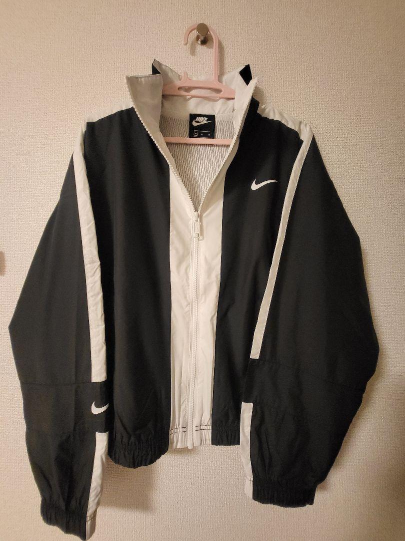 【新品】Nike ノーカラージャケット ブラック/ホワイト
