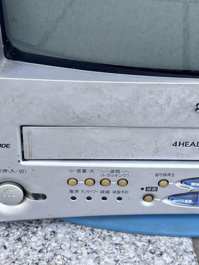SHARP シャープ ブラウン管 テレビデオ VT-14GH7 2001年製