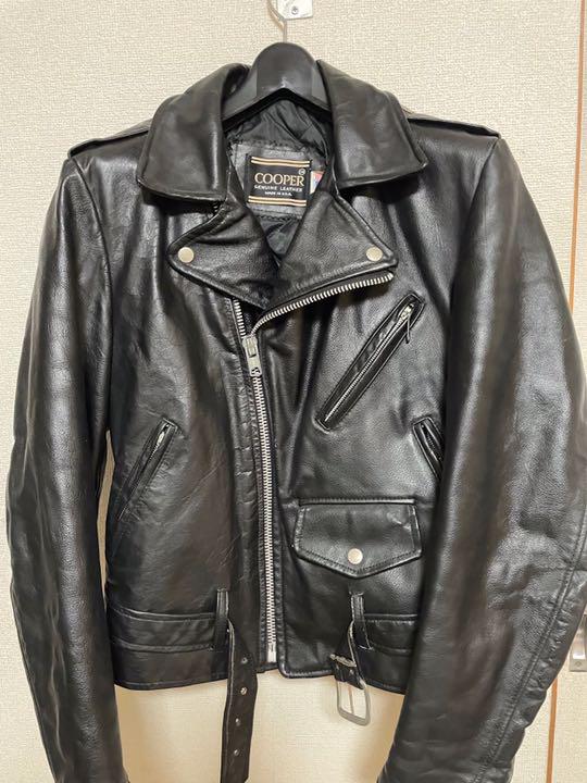COOPER USA製 size:36 ダブルライダースジャケット