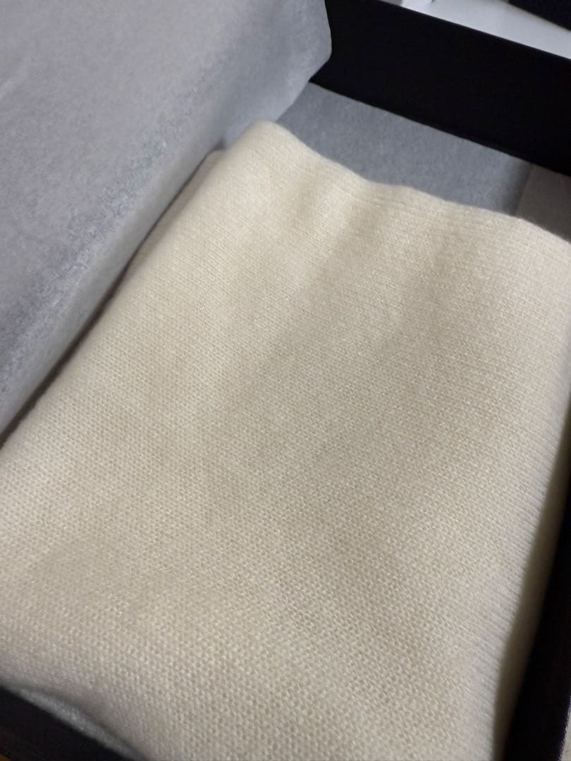 Factelier カシミヤ マフラー50×160 白 MERCADOAVALIA_COM_BR