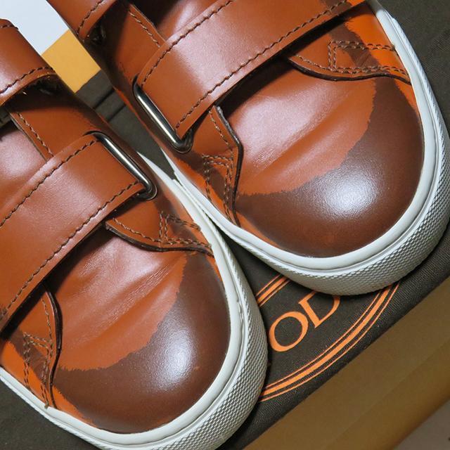 得価再入荷 TOD'S 劣化有り美品 トッズ メンズ レザー It7s1-m41556428173 ベルクロスニーカー 7 店履き 大得価