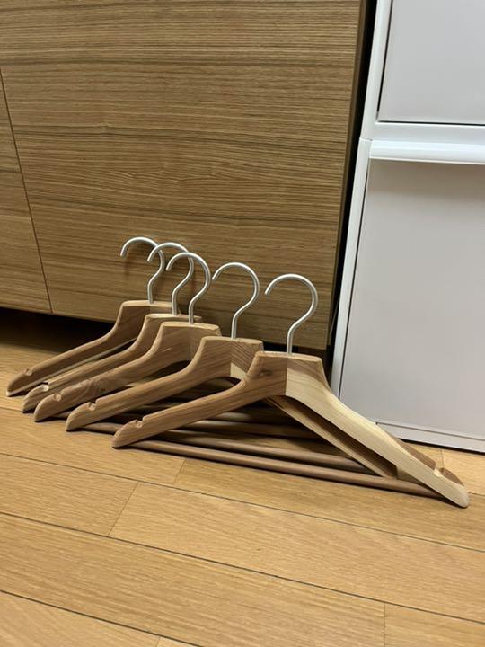 無印良品 レッドシダー ハンガー5本