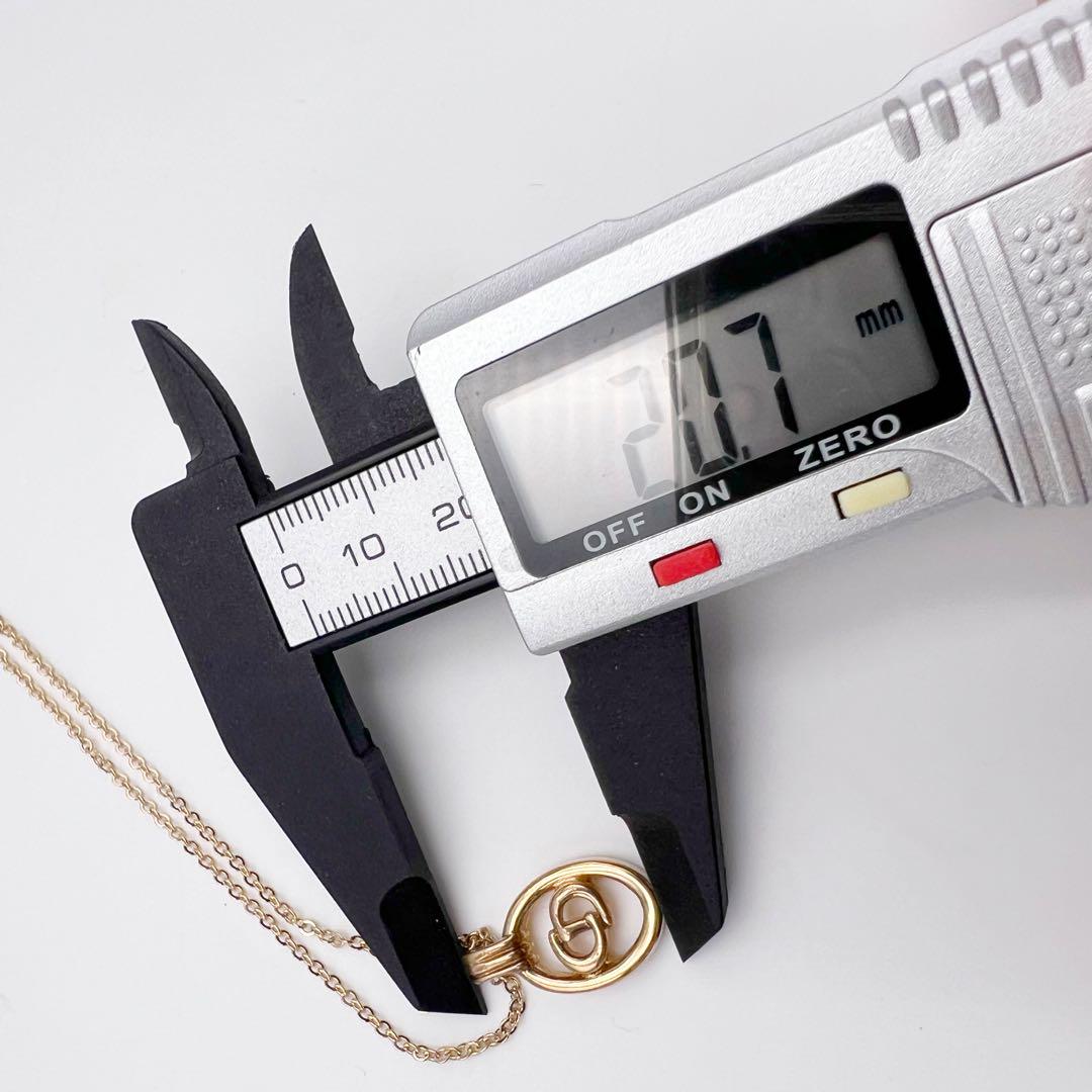 クリスチャンディオール　Dior ロゴ入りゴールド　ネックレス