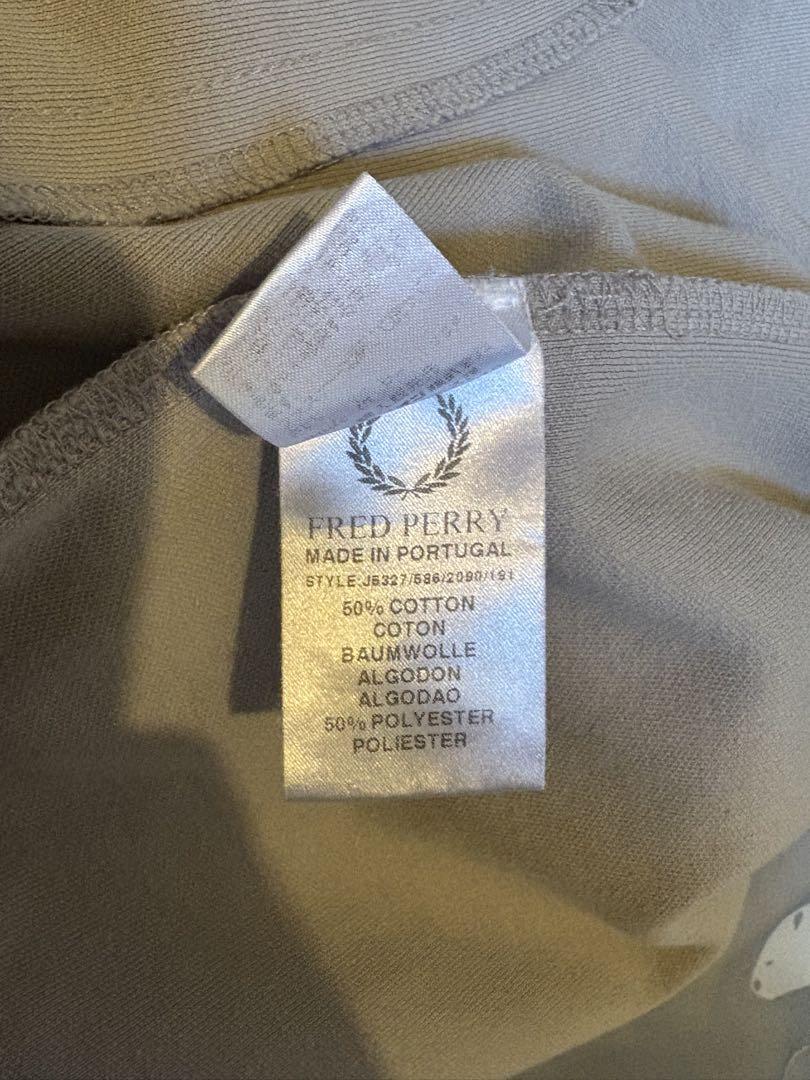 FRED PERRY ジップアップトレーナー トラックジャケットM グレー