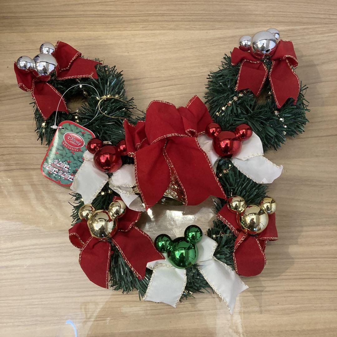 ディズニー　ミッキーミニークリスマスリース 5,460円