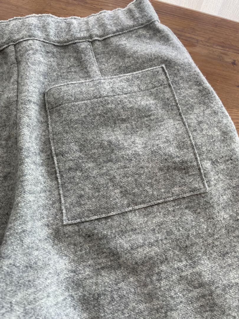ギャルリーヴィー ニットパンツ 杢グレー