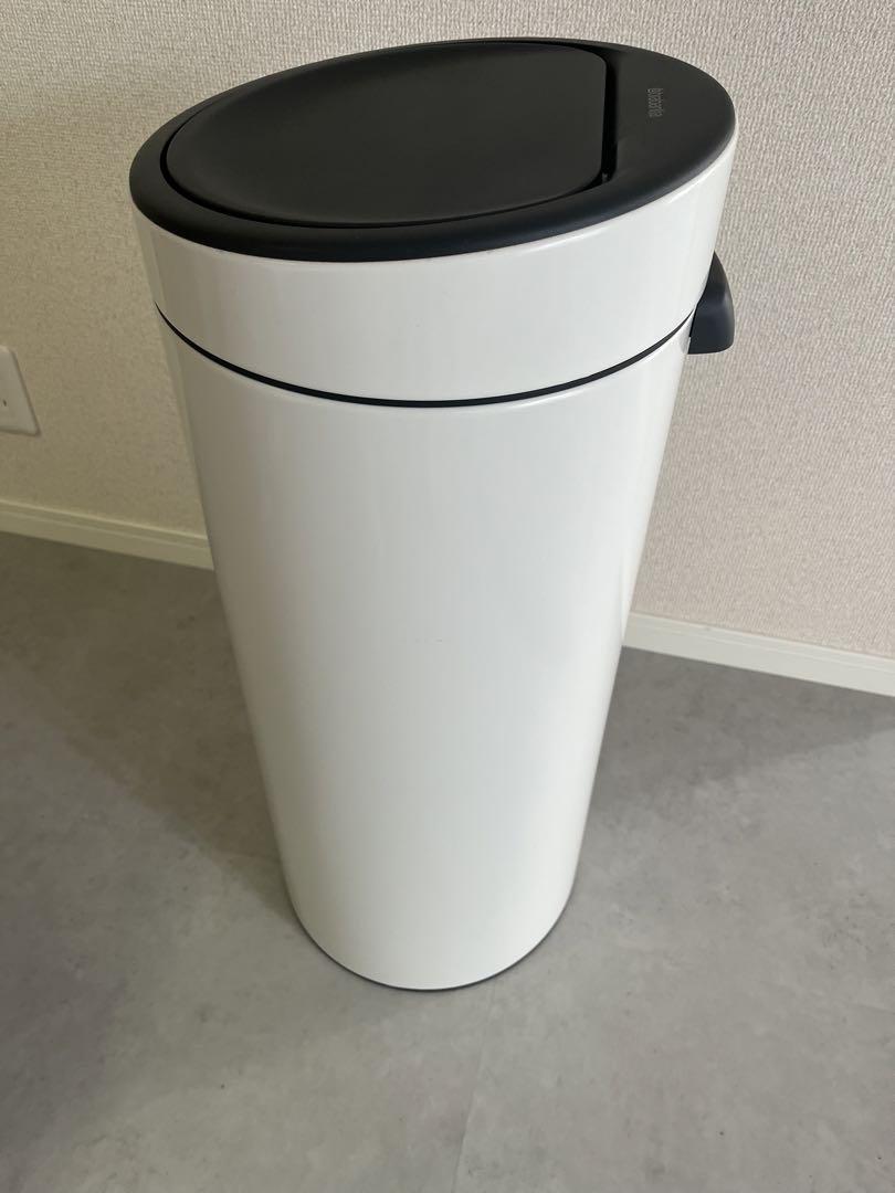 ブラバンシアbrabantiaタッチビン　ダストボックスゴミ箱　ホワイト　30L
