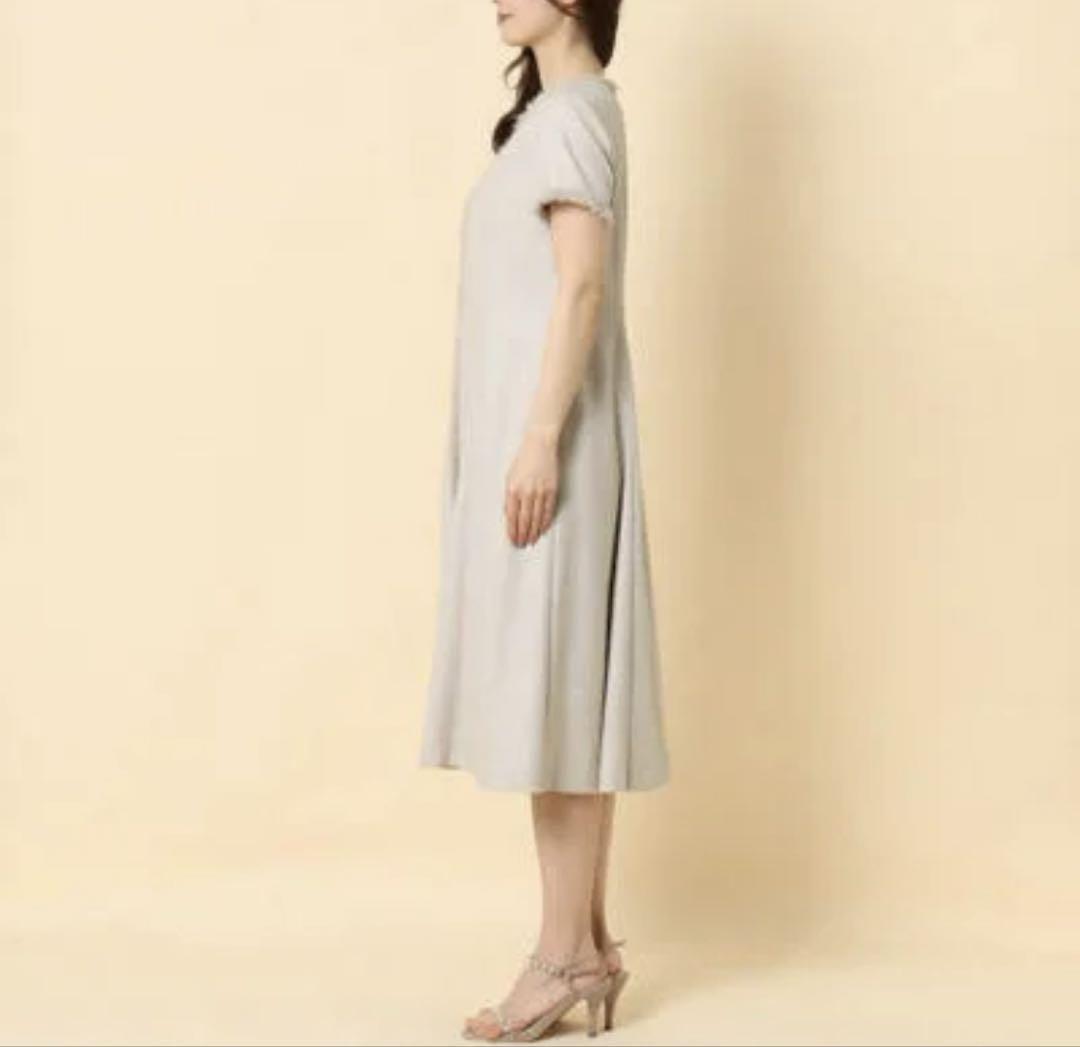 Rose Tiara リネンライクフリンジワンピース size38 ワンピース