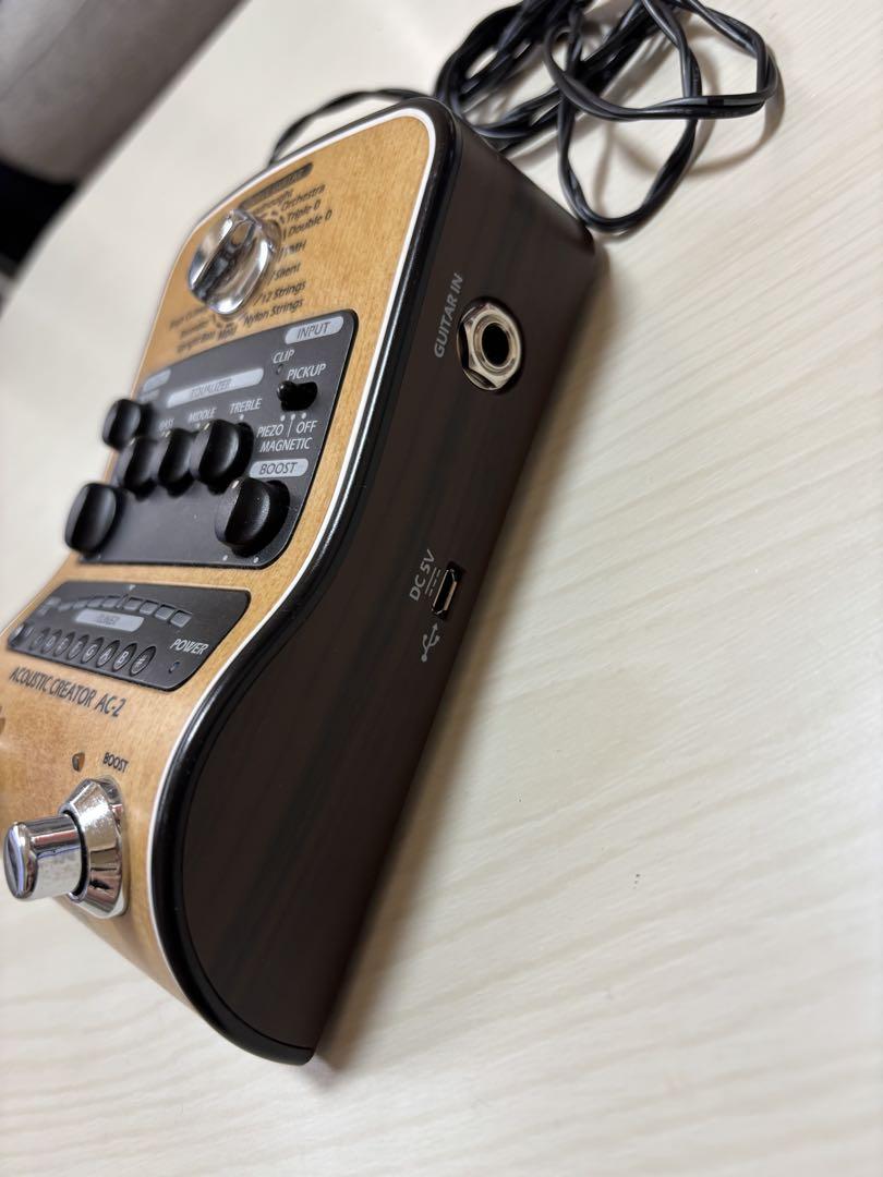 Zoom AC-2 Acoustic Creator アコギ用プリアンプ