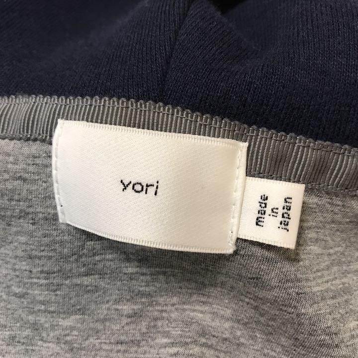 yori ジップアップ フード付き パーカー f98WS-m41575111360 ヨリ ベスト 国産安い