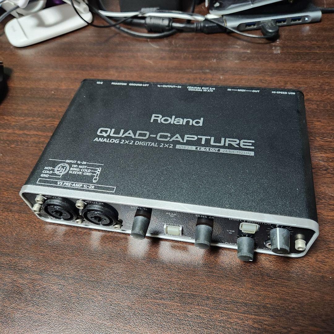 Roland QUAD-CAPTURE アナログ 2x2 デジタル 2x2