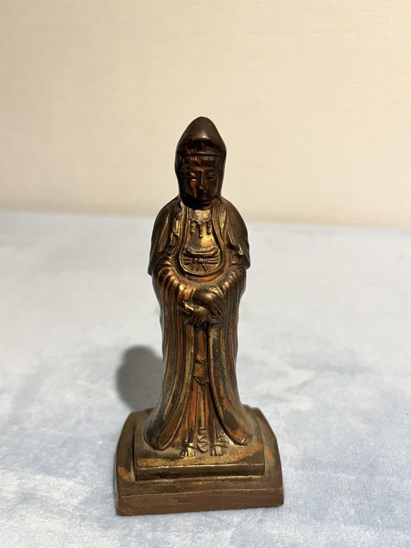 高崎白衣大観音菩薩銅仏像置物仏教美術