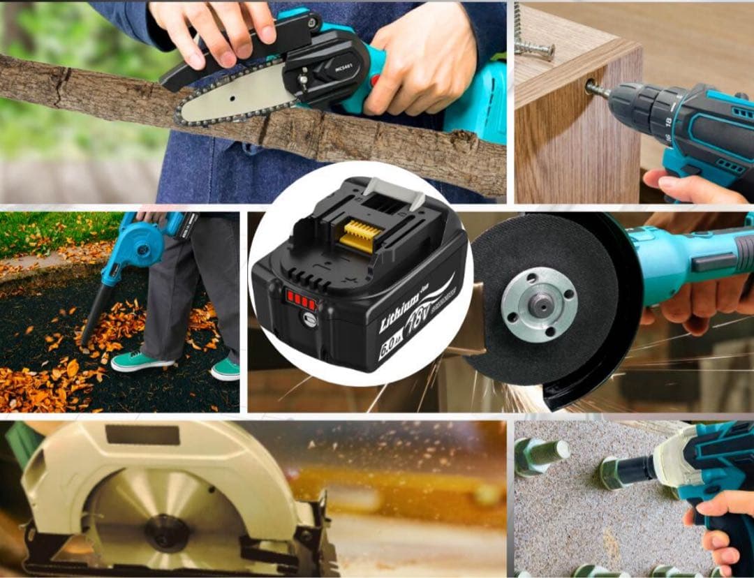 Long safe純正品18Vバッテリー BL1860B 6.0A.h 新品