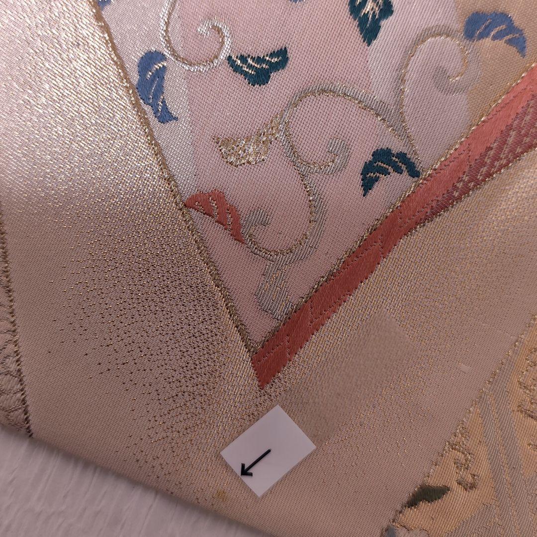 ❰6315❱ フルセット　訪問着 金駒刺繍　袋帯　帯締め　帯揚げ　正絹　着物
