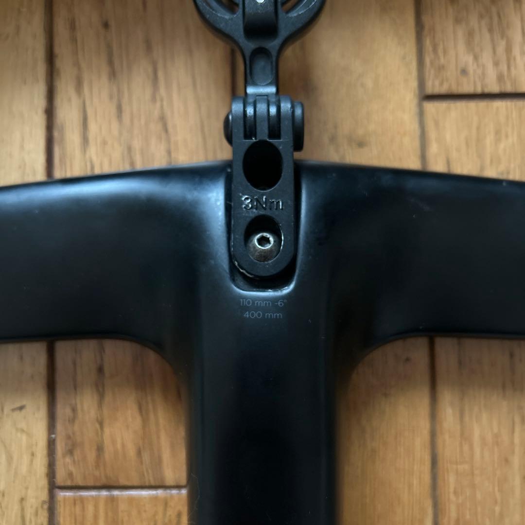 Black inc 一体型ハンドルバー 400-110mmやや傷や汚れあり BRIGHTFACE_UK