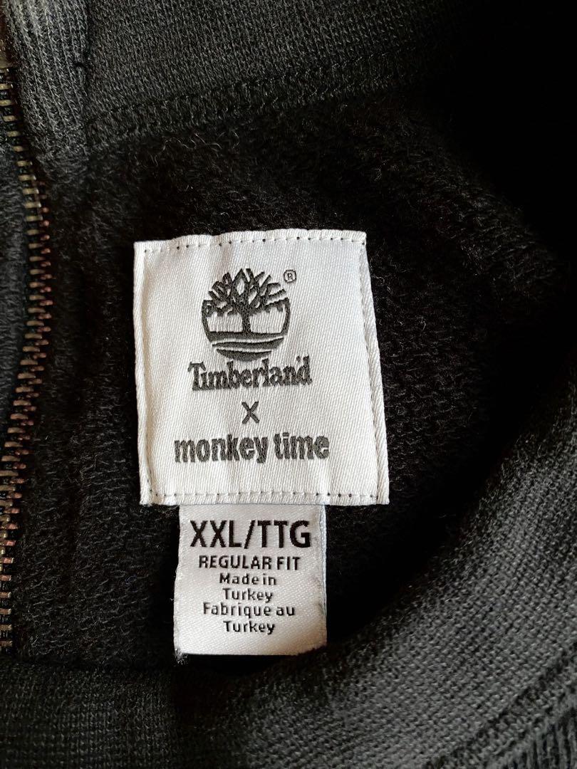 Timberland×monkey time スウェット　トレーナー　黒　XXL