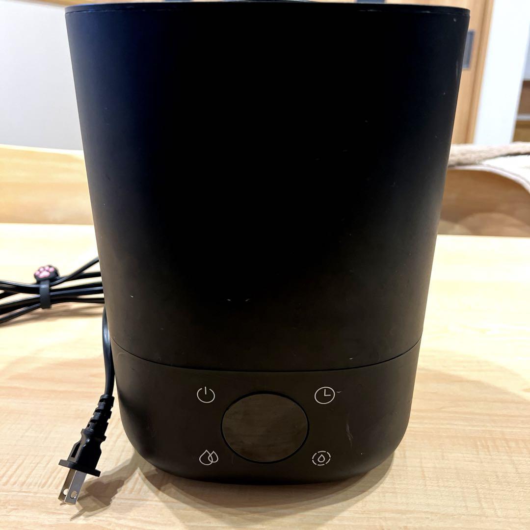 【新品未使用】ハイブリッド式加湿器 ブラック　REENEW ✨ハイブリッド式加湿器 ブラック REENEW✨中古