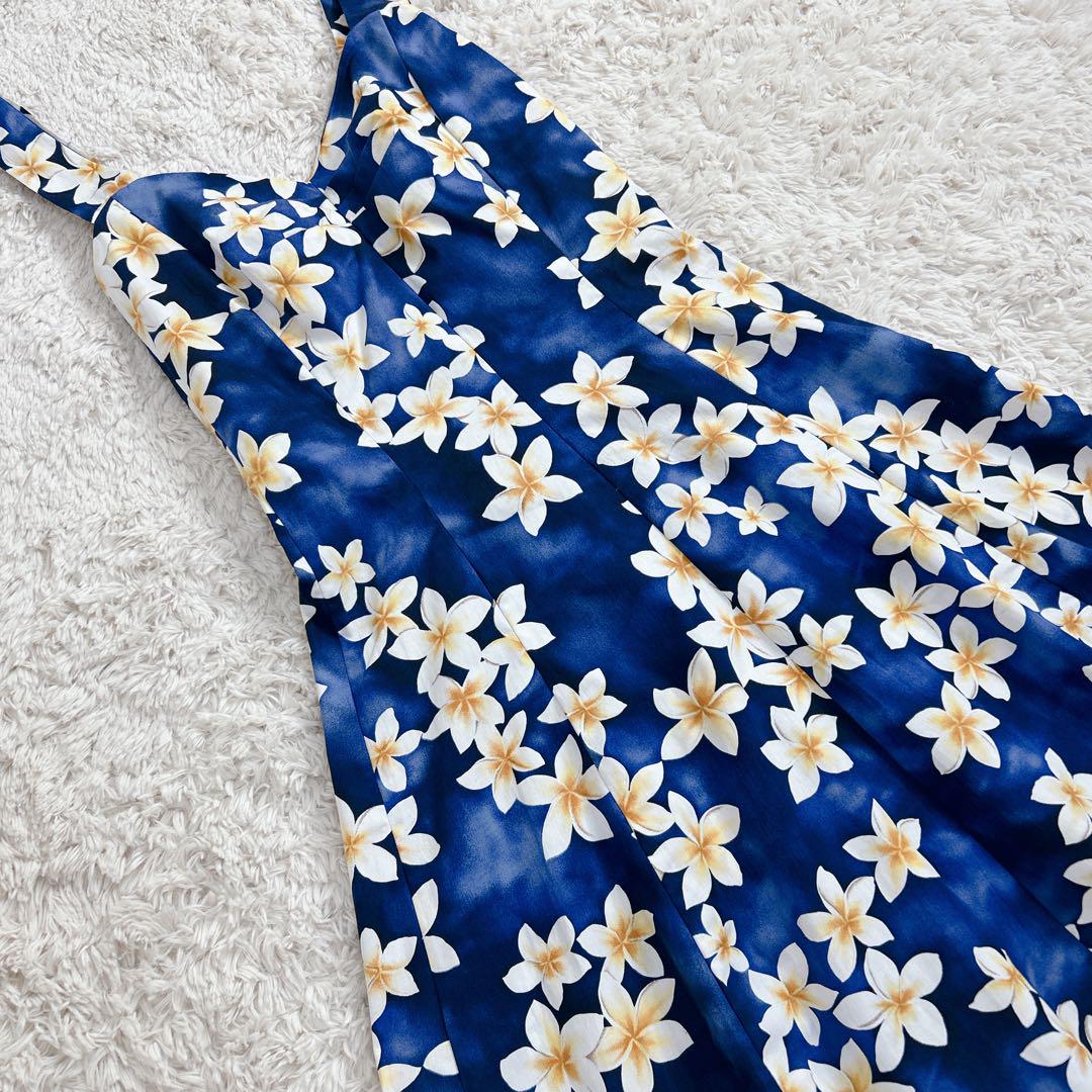美品】Hawaii ロイヤルハワイアン アロハ ロング ドレス