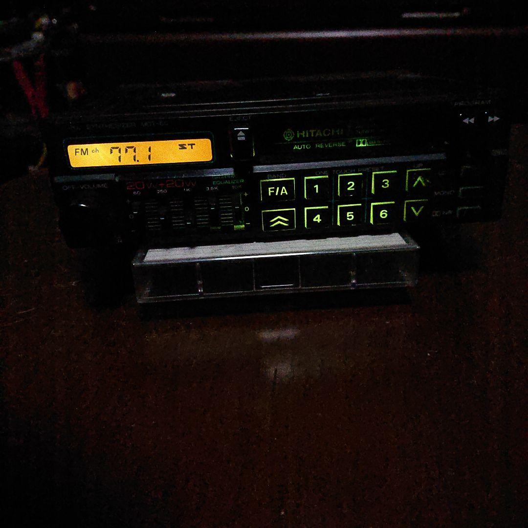 HITACHI MDT-60 カーオーディオ ヘッドユニット