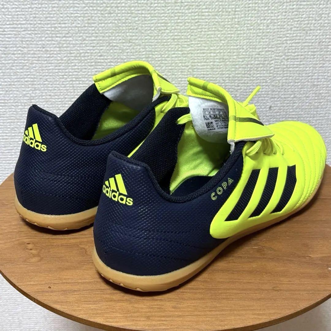 adidas COPA 26.5 美品 adidas COPA フットサルシューズ イエロー/ブラック26.5サイズ