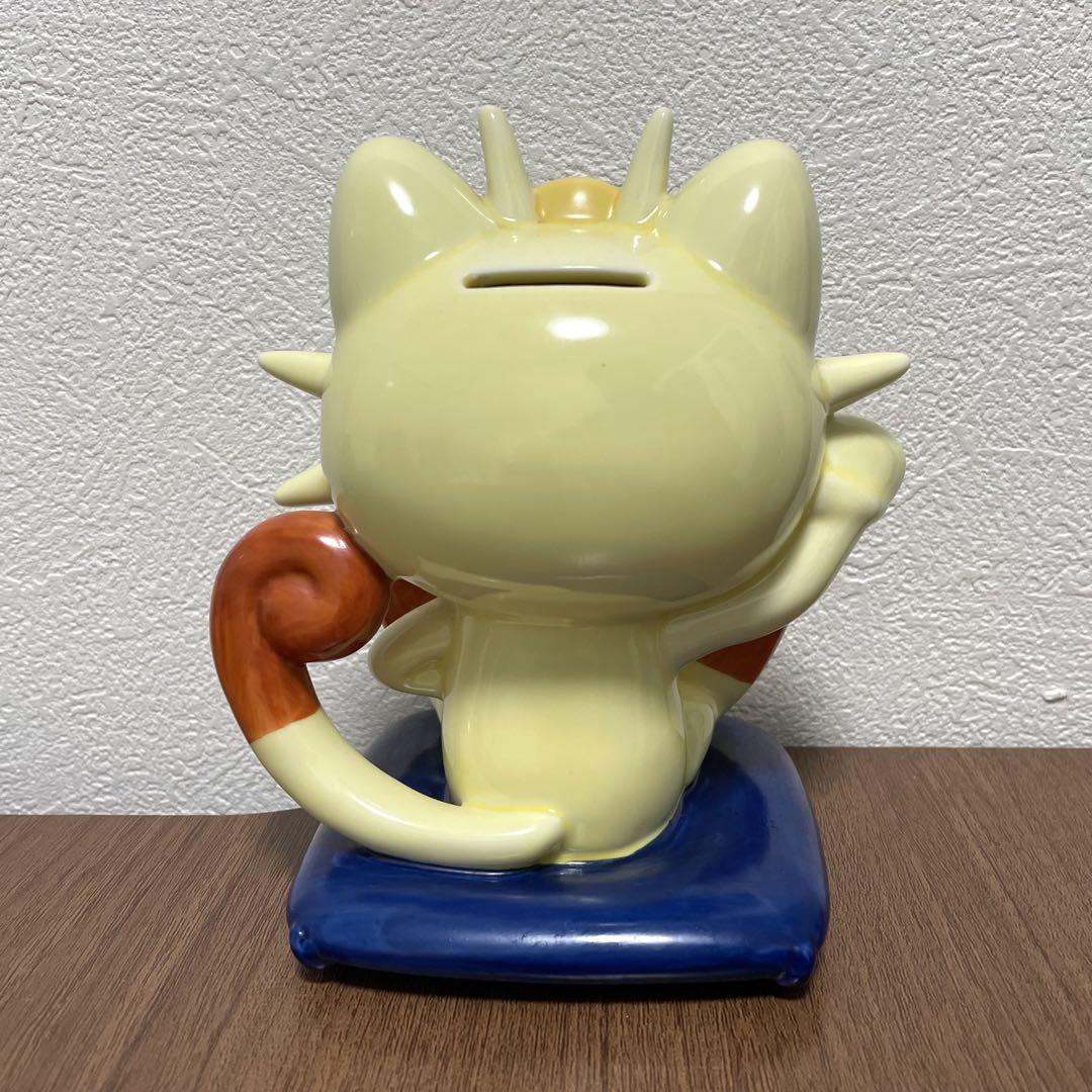 てまねきニャース　青 ポケモン　ニャース　貯金箱