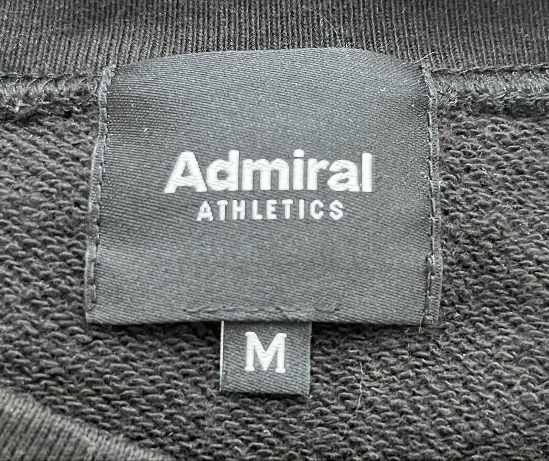 美品★Admiral Mサイズ トレーナー ブラック スウェット