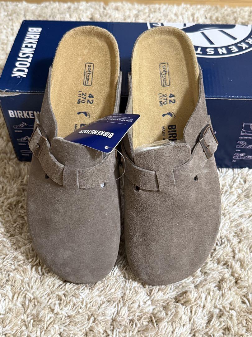 BIRKENSTOCK bostonビルケンシュトックdark gray27cm