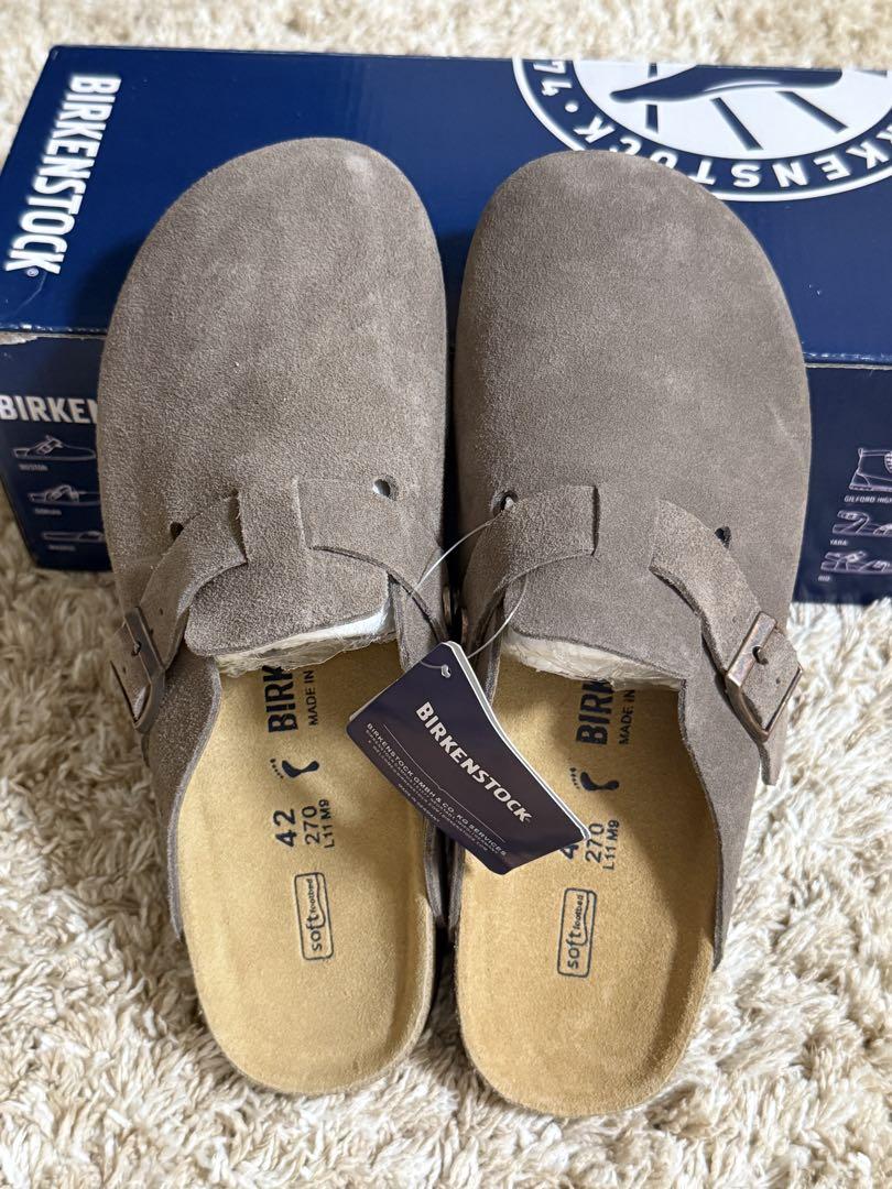 BIRKENSTOCK bostonビルケンシュトックdark gray27cm