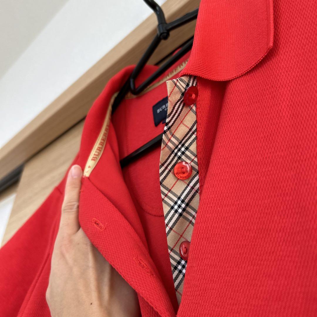 BURBERRY GOLF ポロシャツワンピース　ノバチェック　ゴルフウェア　L