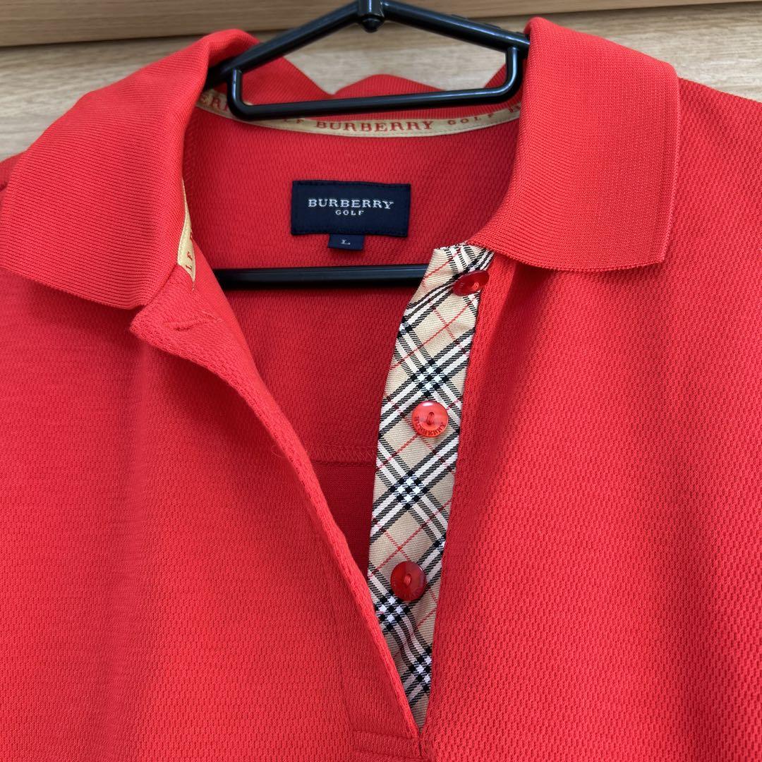 BURBERRY GOLF ポロシャツワンピース　ノバチェック　ゴルフウェア　L