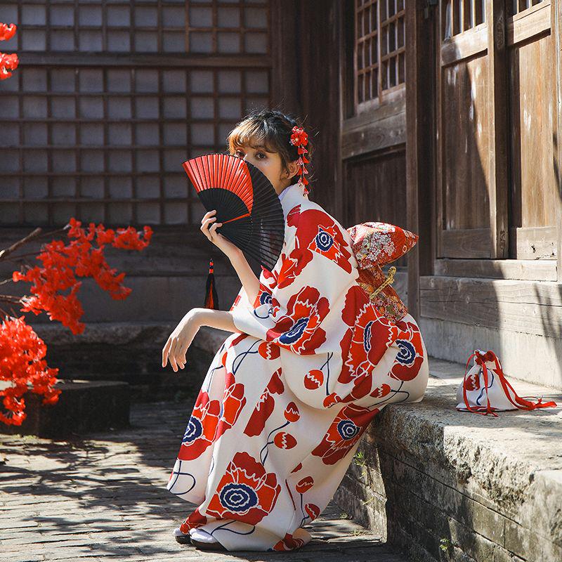 YT32 月下浴衣  花柄 兵児帯 セット かわいい　夏