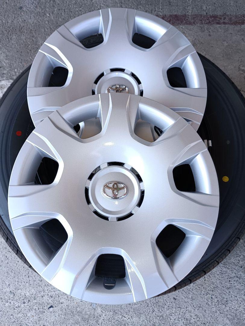 Mr.28ハイエース新車外し純正タイヤホイールセット、ホイールキャップ付き