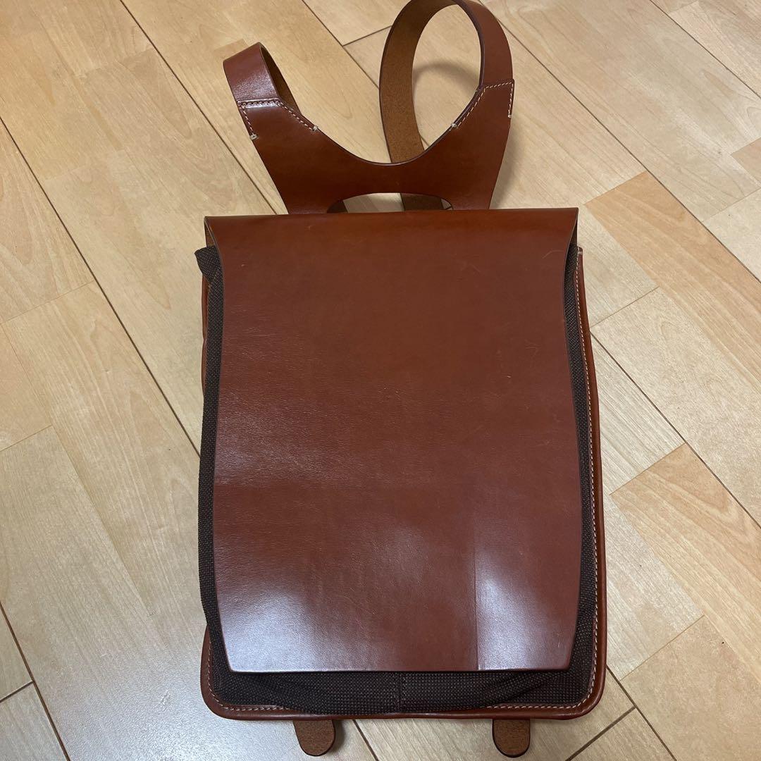 【美品】イタリア製 STEFANOMANO ステファノマーノ　革バッグ リュック