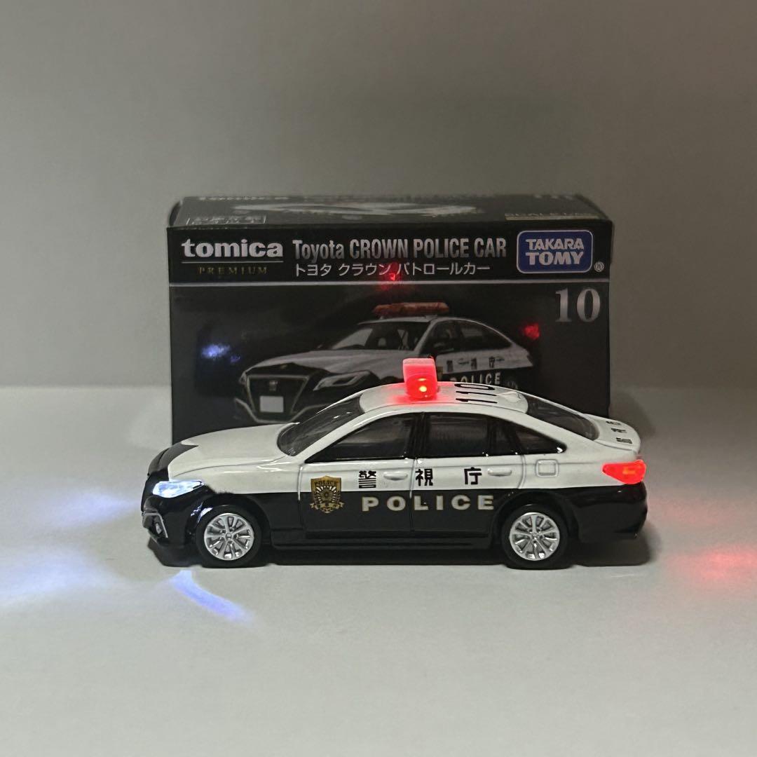 トミカ プレミアム クラウン パトロールカー レーザーパトカー 電飾