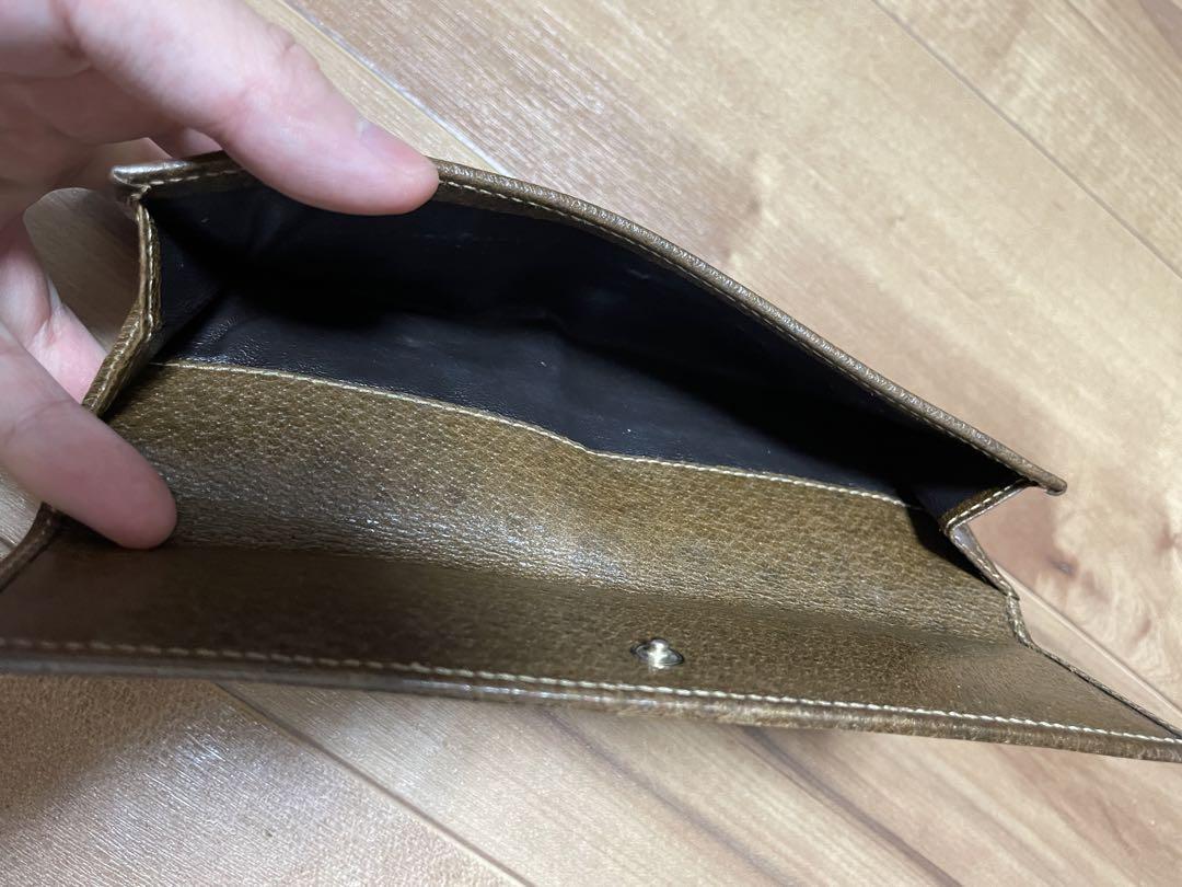 グッチ 長財布 ベージュ GGパターン キャンバス 画像14