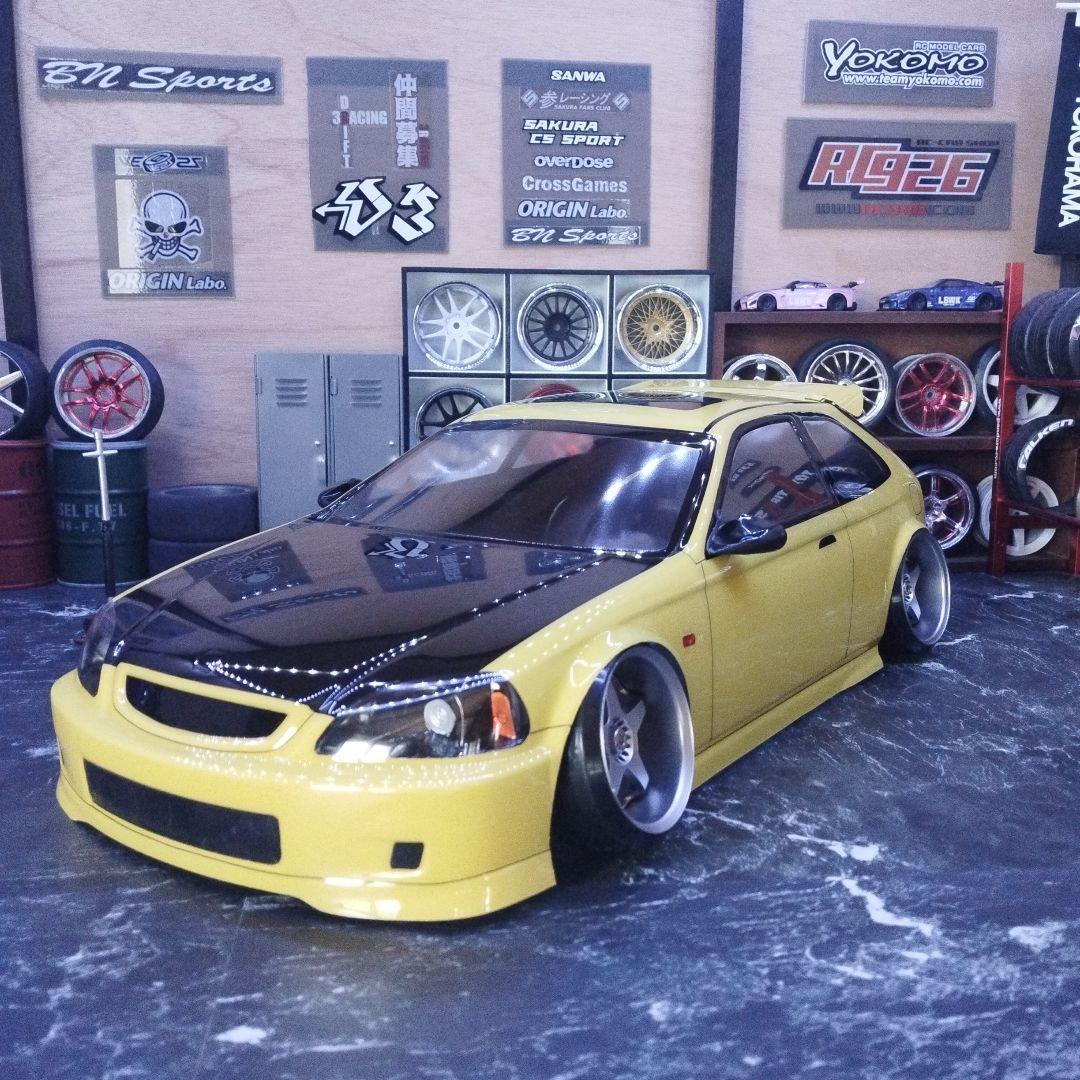未走行ABCホビーホンダ シビックEK 1/10